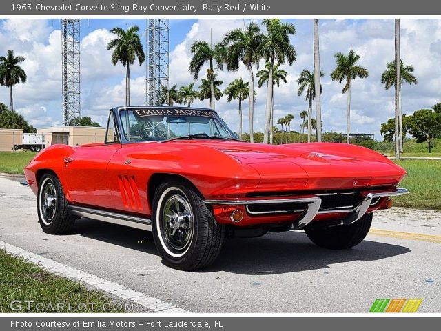 1965 Chevrolet Corvette Sting Ray Convertible in Rally Red