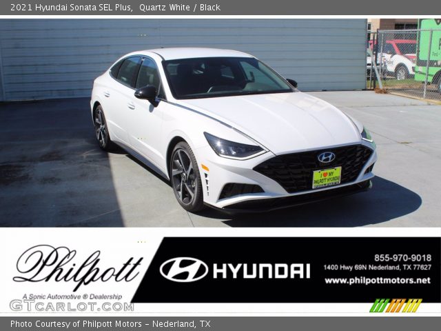 2021 Hyundai Sonata SEL Plus in Quartz White