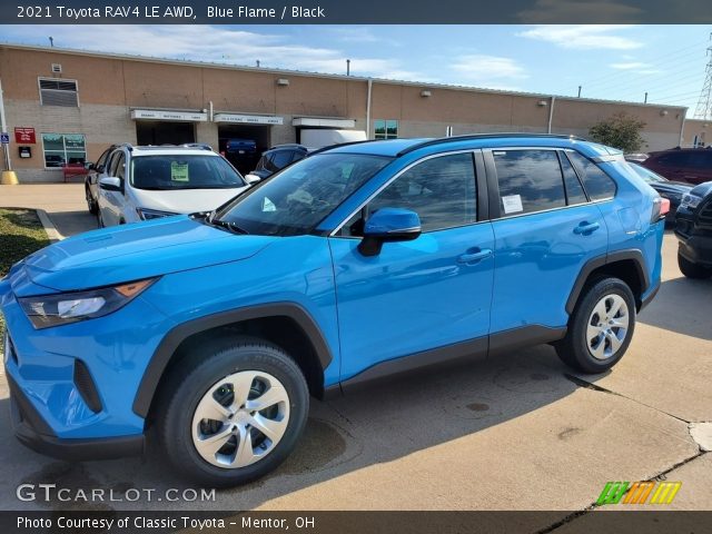 2021 Toyota RAV4 LE AWD in Blue Flame