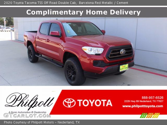 2020 Toyota Tacoma TSS Off Road Double Cab in Barcelona Red Metallic