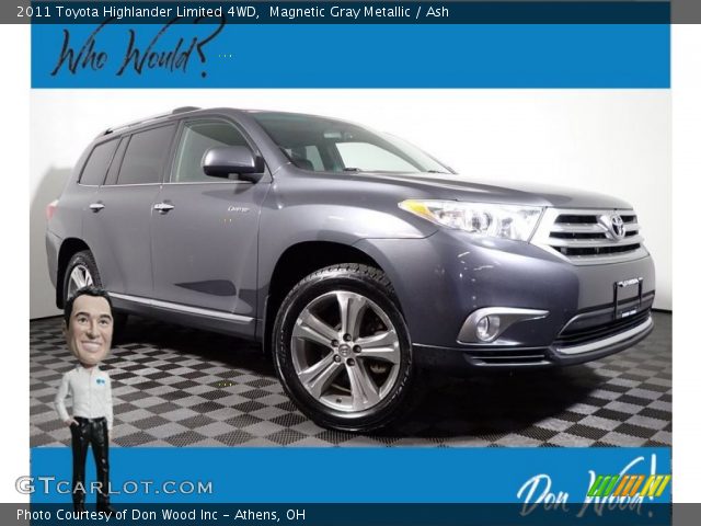 2011 Toyota Highlander Limited 4WD in Magnetic Gray Metallic