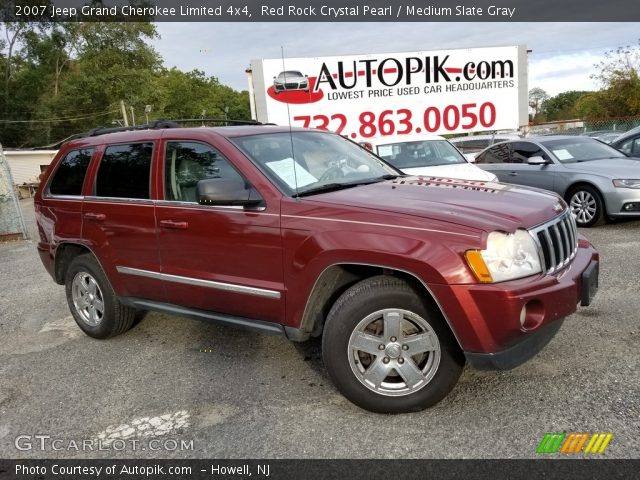 2007 Jeep Grand Cherokee Limited 4x4 in Red Rock Crystal Pearl