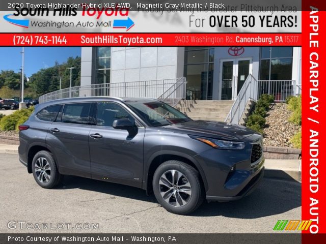 2020 Toyota Highlander Hybrid XLE AWD in Magnetic Gray Metallic