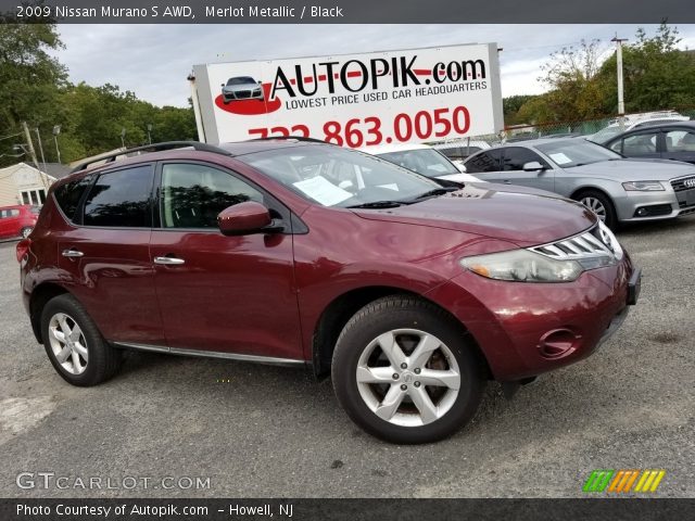 2009 Nissan Murano S AWD in Merlot Metallic
