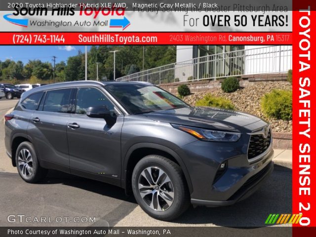 2020 Toyota Highlander Hybrid XLE AWD in Magnetic Gray Metallic