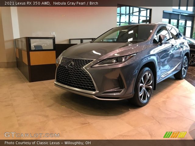 2021 Lexus RX 350 AWD in Nebula Gray Pearl