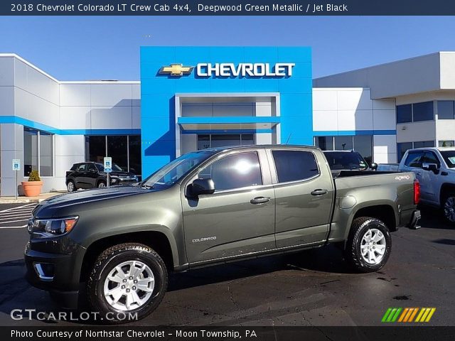 2018 Chevrolet Colorado LT Crew Cab 4x4 in Deepwood Green Metallic