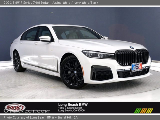 2021 BMW 7 Series 740i Sedan in Alpine White