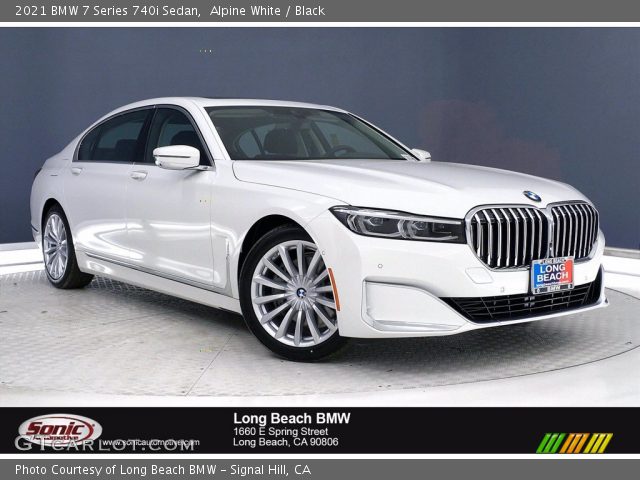 2021 BMW 7 Series 740i Sedan in Alpine White