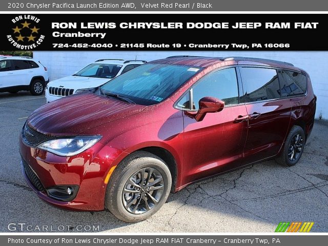 2020 Chrysler Pacifica Launch Edition AWD in Velvet Red Pearl