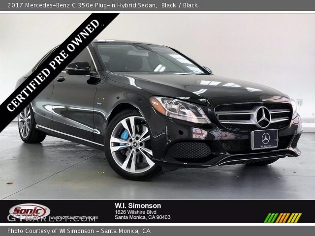 2017 Mercedes-Benz C 350e Plug-in Hybrid Sedan in Black