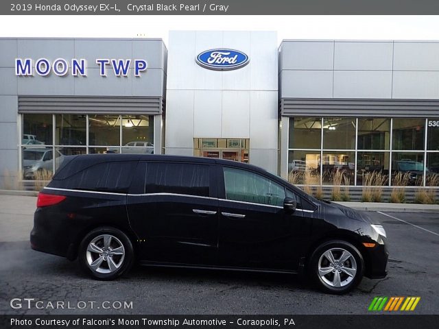 2019 Honda Odyssey EX-L in Crystal Black Pearl