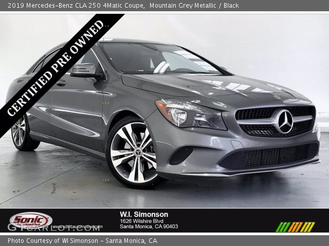 2019 Mercedes-Benz CLA 250 4Matic Coupe in Mountain Grey Metallic