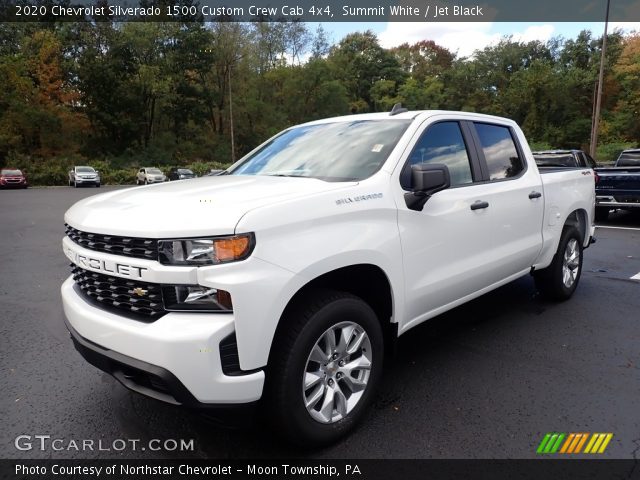 2020 Chevrolet Silverado 1500 Custom Crew Cab 4x4 in Summit White