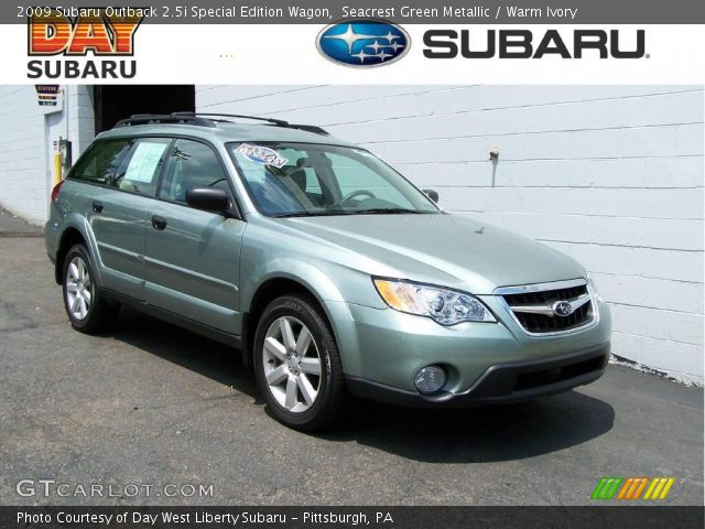 2009 Subaru Outback 2.5i Special Edition Wagon in Seacrest Green Metallic