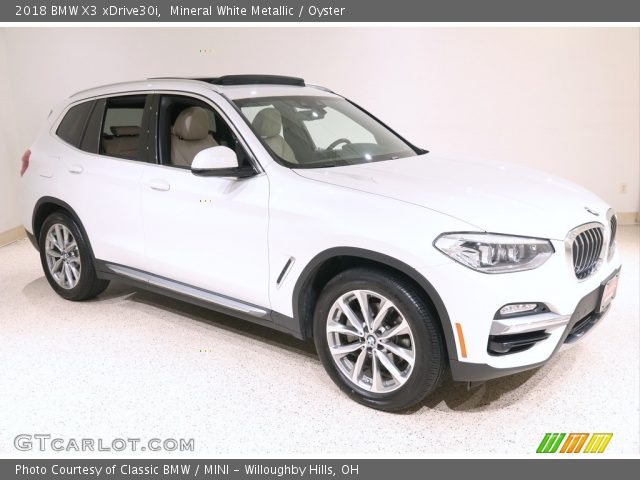 2018 BMW X3 xDrive30i in Mineral White Metallic