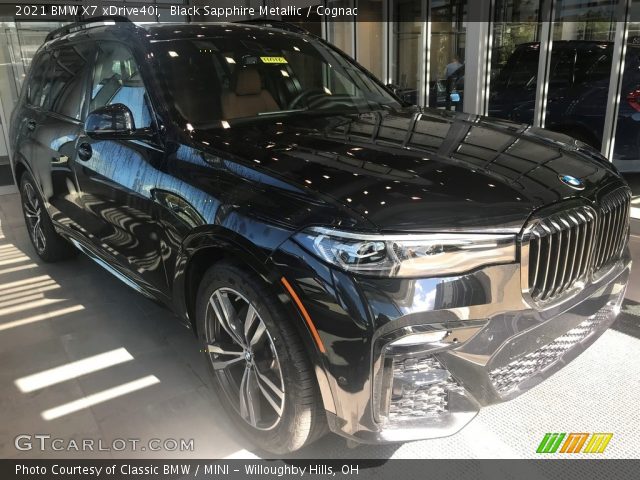 2021 BMW X7 xDrive40i in Black Sapphire Metallic