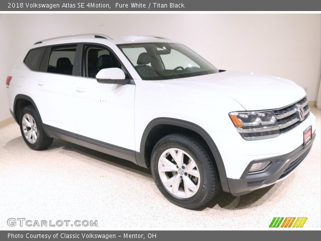 2018 Volkswagen Atlas SE 4Motion in Pure White