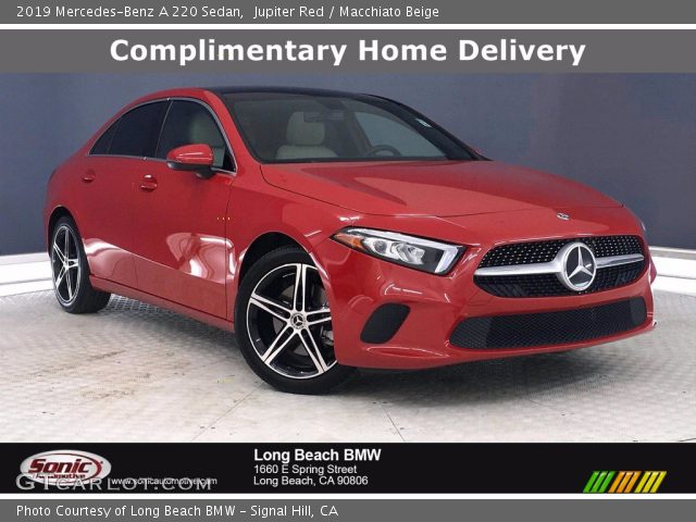 2019 Mercedes-Benz A 220 Sedan in Jupiter Red