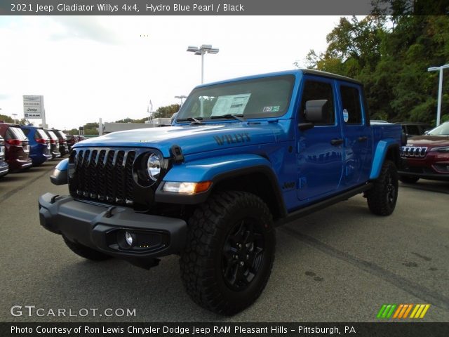 2021 Jeep Gladiator Willys 4x4 in Hydro Blue Pearl