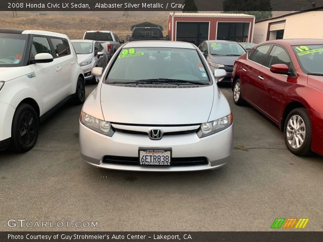 2008 Honda Civic LX Sedan in Alabaster Silver Metallic