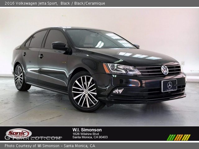 2016 Volkswagen Jetta Sport in Black