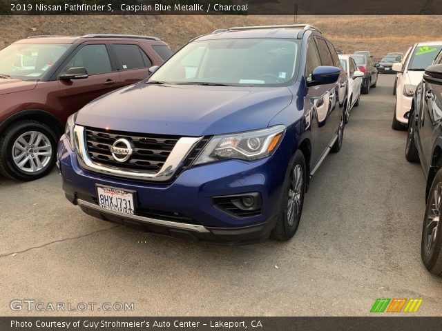 2019 Nissan Pathfinder S in Caspian Blue Metallic