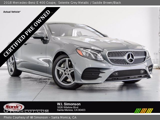 2018 Mercedes-Benz E 400 Coupe in Selenite Grey Metallic