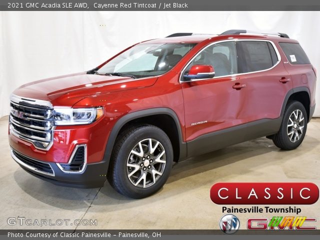 2021 GMC Acadia SLE AWD in Cayenne Red Tintcoat