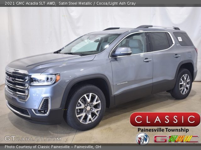 2021 GMC Acadia SLT AWD in Satin Steel Metallic