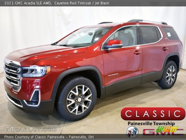2021 GMC Acadia SLE AWD in Cayenne Red Tintcoat