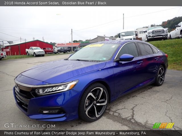 2018 Honda Accord Sport Sedan in Obsidian Blue Pearl