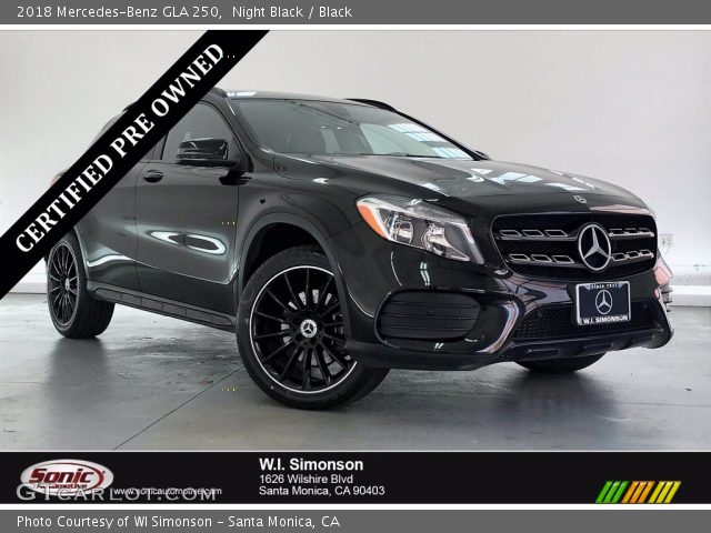 2018 Mercedes-Benz GLA 250 in Night Black