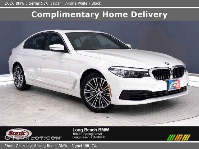 2020 BMW 5 Series 530i Sedan in Alpine White