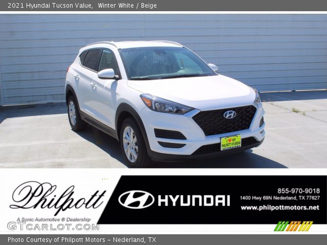 2021 Hyundai Tucson Value in Winter White