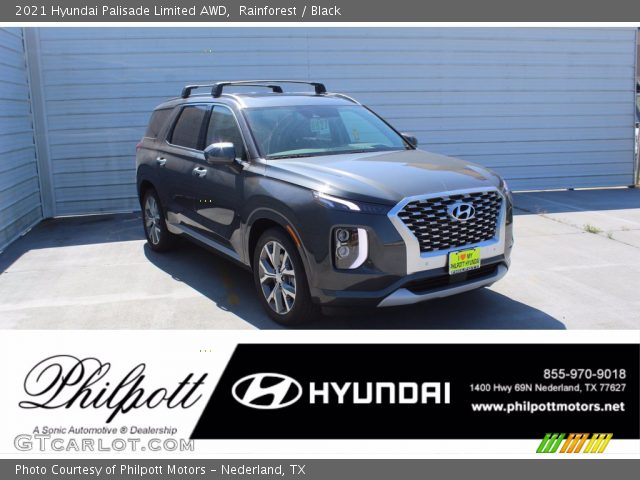 2021 Hyundai Palisade Limited AWD in Rainforest