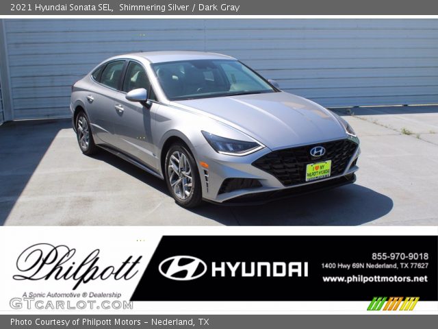 2021 Hyundai Sonata SEL in Shimmering Silver