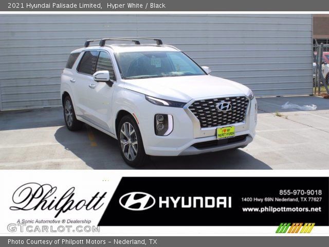 2021 Hyundai Palisade Limited in Hyper White
