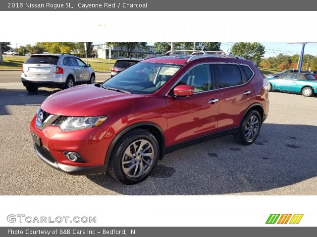 2016 Nissan Rogue SL in Cayenne Red