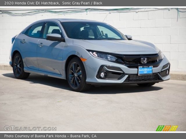 2020 Honda Civic EX Hatchback in Sonic Gray Pearl