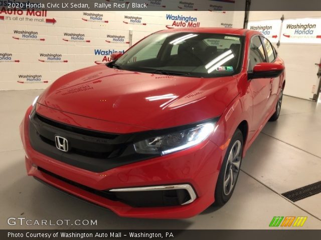 2020 Honda Civic LX Sedan in Rallye Red