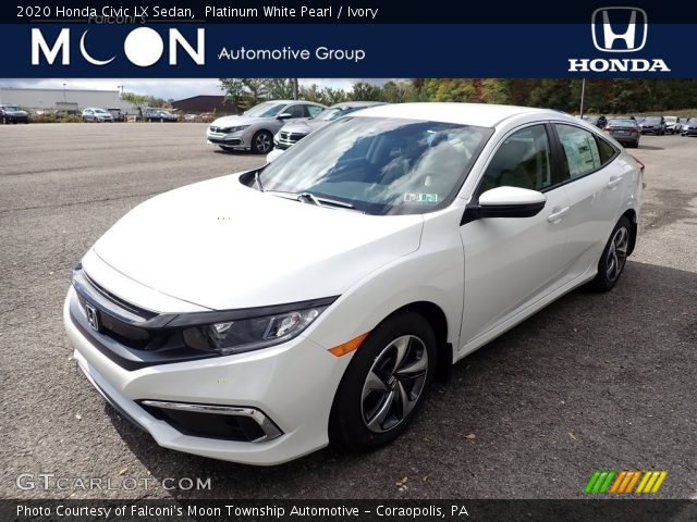 2020 Honda Civic LX Sedan in Platinum White Pearl