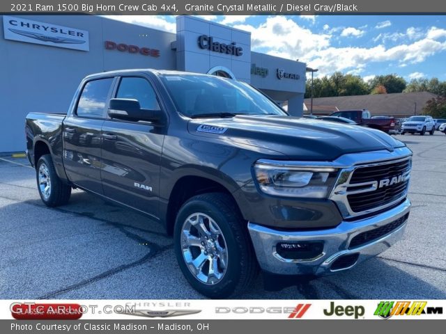 2021 Ram 1500 Big Horn Crew Cab 4x4 in Granite Crystal Metallic