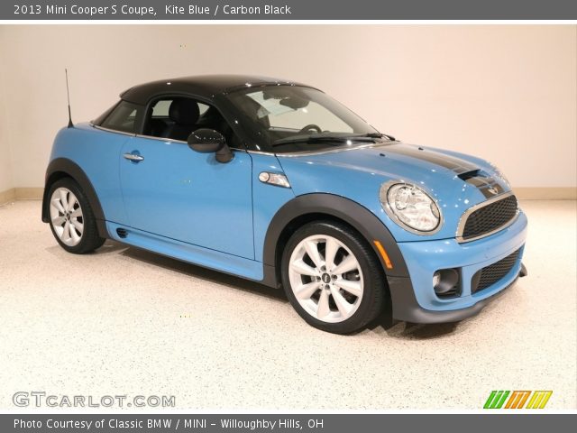 2013 Mini Cooper S Coupe in Kite Blue