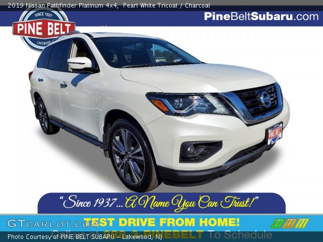 2019 Nissan Pathfinder Platinum 4x4 in Pearl White Tricoat