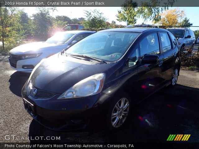 2009 Honda Fit Sport in Crystal Black Pearl