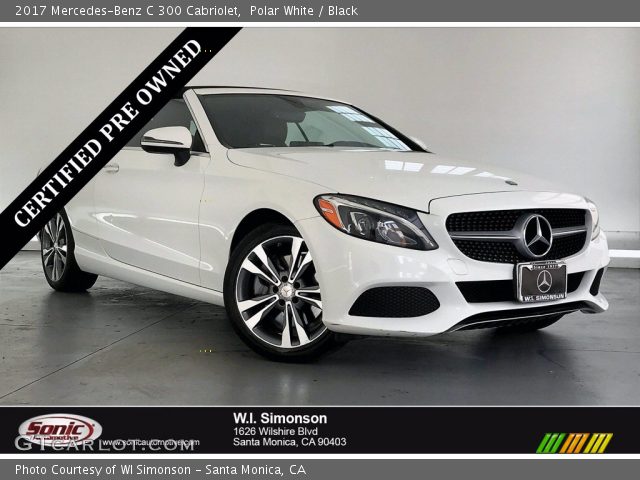 2017 Mercedes-Benz C 300 Cabriolet in Polar White