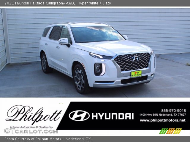 2021 Hyundai Palisade Calligraphy AWD in Hyper White