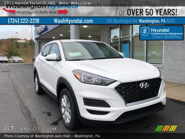 2021 Hyundai Tucson SE AWD in Winter White