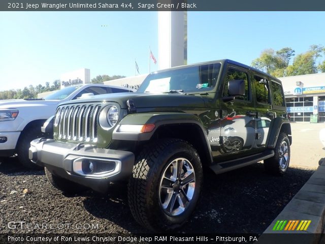2021 Jeep Wrangler Unlimited Sahara 4x4 in Sarge Green